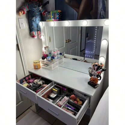 24pcs Clear Plastic Organizer, Acrylic Organizers For Desk, Kitchen Drawer Organizer And Cosmetics Containers, Make Up Organizers For Vanity, Junk Drawer, Vanity Organizer And Brush Holder, Desk & Dra