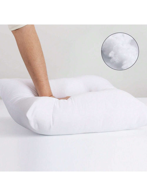2pcs/1pc 40 X 40 Cm (16 X 16 Inch) Pillow Insert, Hollow Fiber Pillow Filler (White), Home Sanctuary