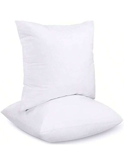 2pcs/1pc 40 X 40 Cm (16 X 16 Inch) Pillow Insert, Hollow Fiber Pillow Filler (White), Home Sanctuary