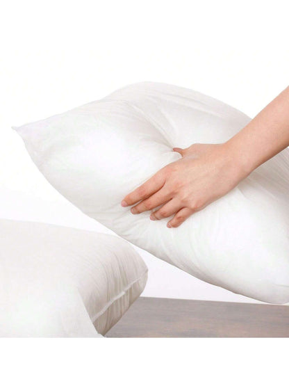 2pcs/1pc 40 X 40 Cm (16 X 16 Inch) Pillow Insert, Hollow Fiber Pillow Filler (White), Home Sanctuary