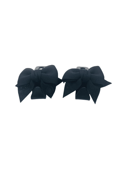 2pcs Black Bowknot Car Hooks, Creative Car Interior Accessories, Car Seat Back Hooks, Multifunctional Storage Hanger