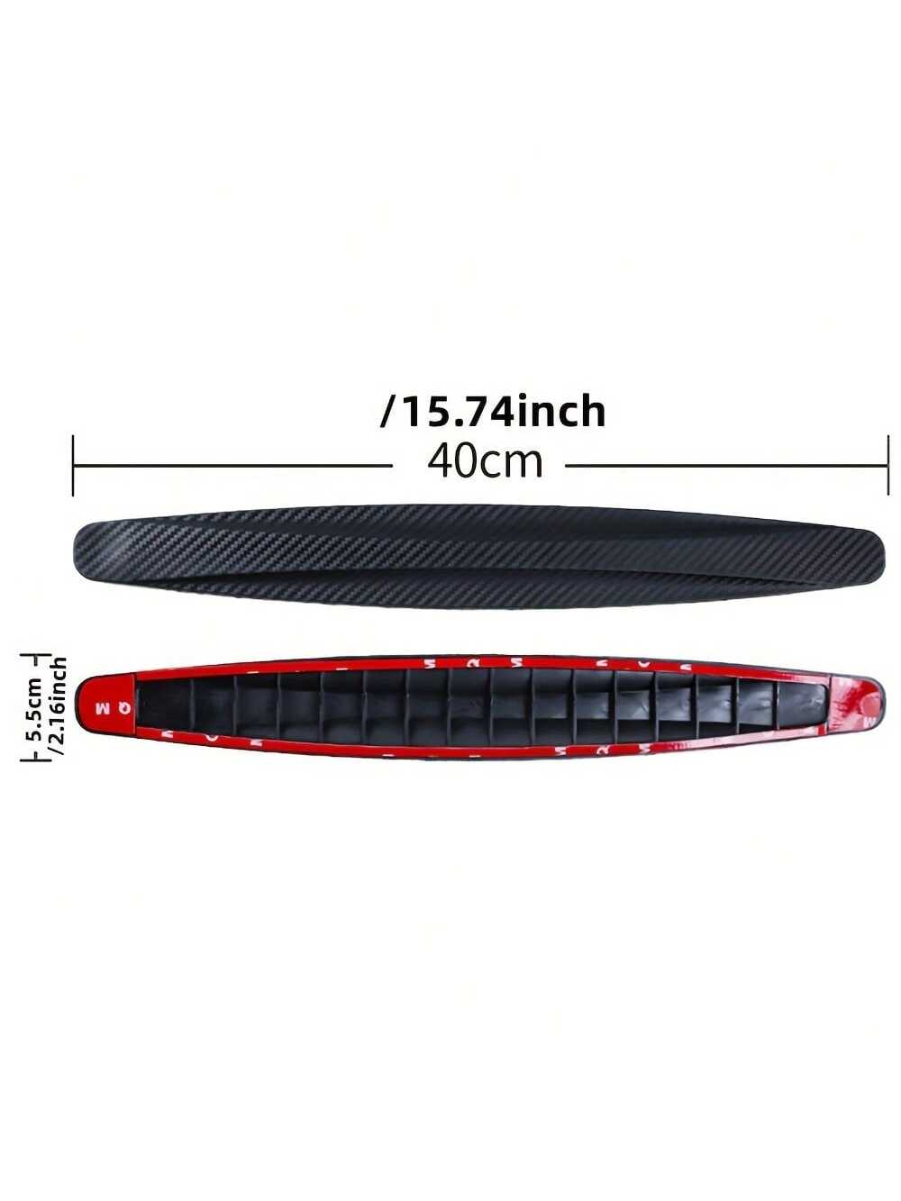 2pcs Car Bumper Protector Guard Anti-Scratch Anti-Collision Strip With Blades For Car Accessories