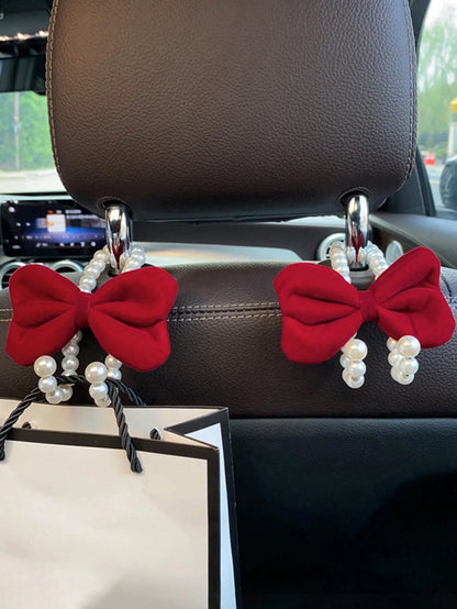 2pcs Car Mounted Hook Front Seat Backrest Hook Car Interior Multifunctional Small Hook Car Decoration Products