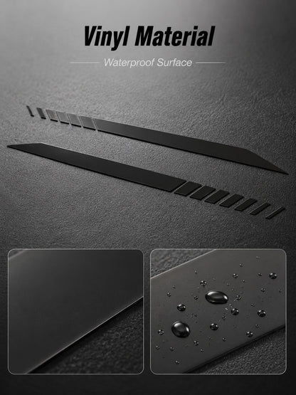 2pcs Car Stickers, Car Side Skirt Decals, Racing Stripe Stickers, High-End Multi-Color Options; Waterproof And Not Easy To Fall Off, Sunscreen Does Not Fade, Effectively Block Scratches; Suitable For