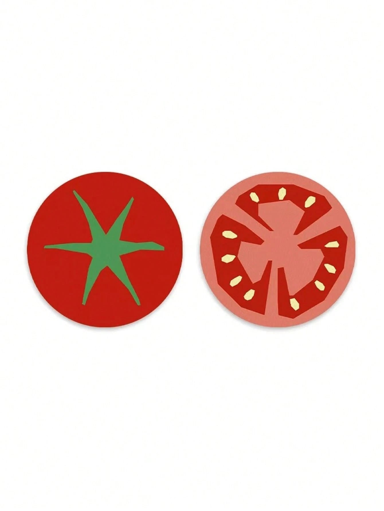 2pcs Cute Fruit Car Cup Holders, Non-Slip Absorbent Scratch-Resistant Universal Cup Coasters, Creative Cute Car Interior Decoration Accessories