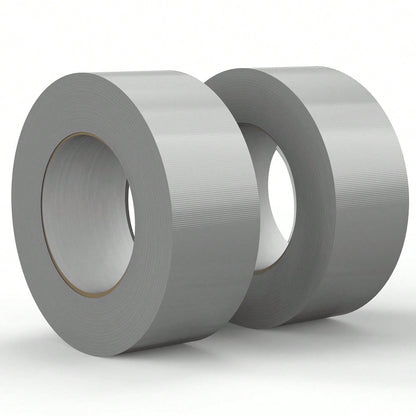 2pcs High Strength Duct Tape, High Viscosity Non-Tear, Hand Tear Residue-Free, Heat Resistant, Suitable For Pipe Repair, Sealing, Packaging, Carpet Anti-Slip, General Home & Industrial Use