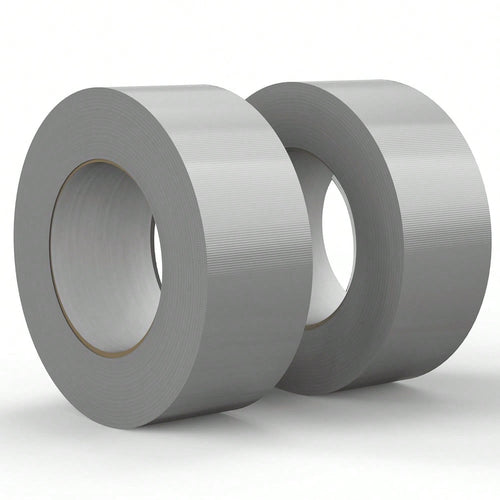 2pcs High Strength Duct Tape, High Viscosity Non-Tear, Hand Tear Residue-Free, Heat Resistant, Suitable For Pipe Repair, Sealing, Packaging, Carpet Anti-Slip, General Home & Industrial Use