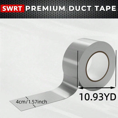 2pcs High Strength Duct Tape, High Viscosity Non-Tear, Hand Tear Residue-Free, Heat Resistant, Suitable For Pipe Repair, Sealing, Packaging, Carpet Anti-Slip, General Home & Industrial Use