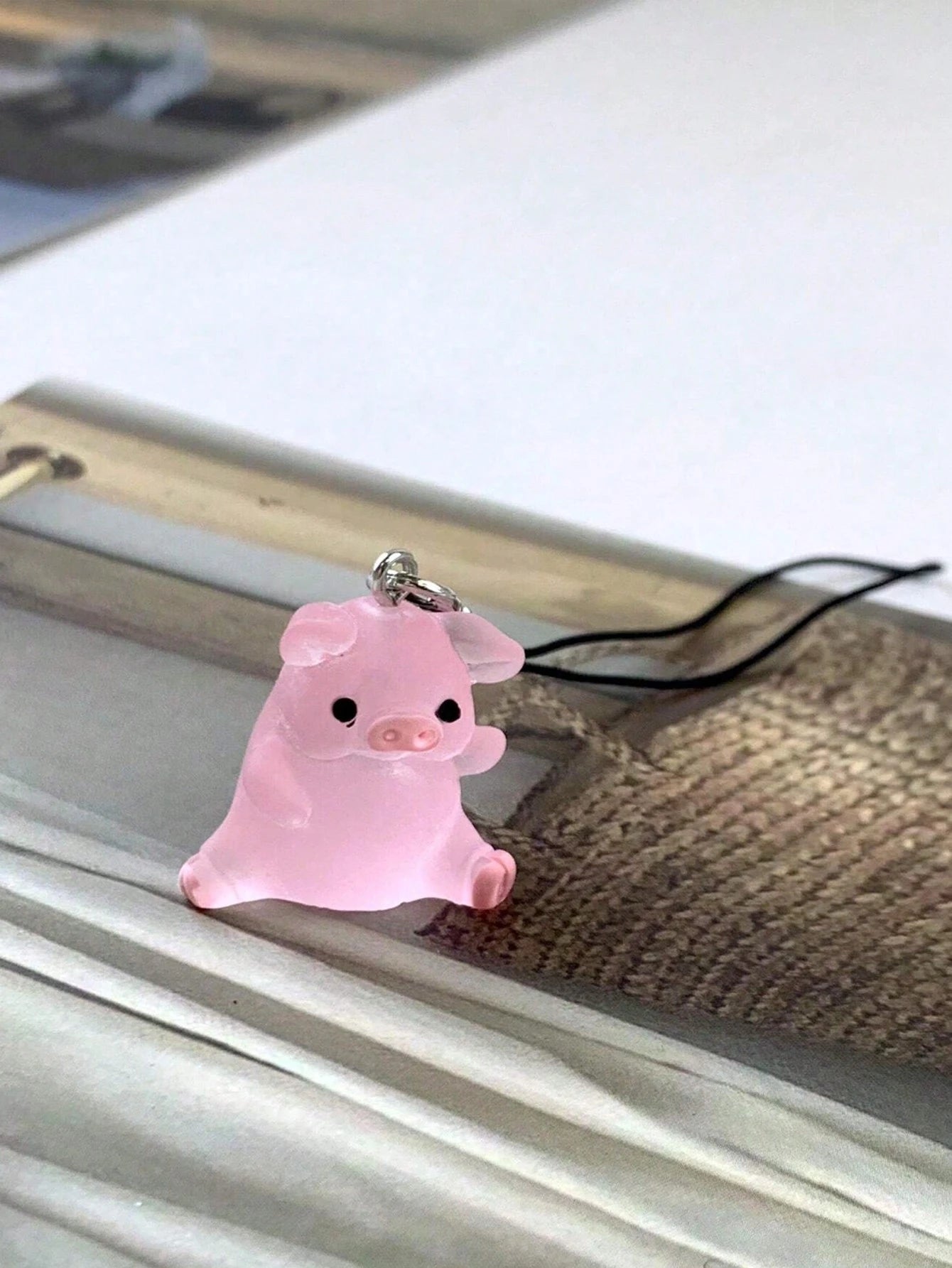 2pcs Lovely Pig Shaped Phone Lanyard Suitable For Phones, Bags And Keys Gifts For Mother, Family, Friends, Birthday, Holiday Phone Charm, Phone Chain