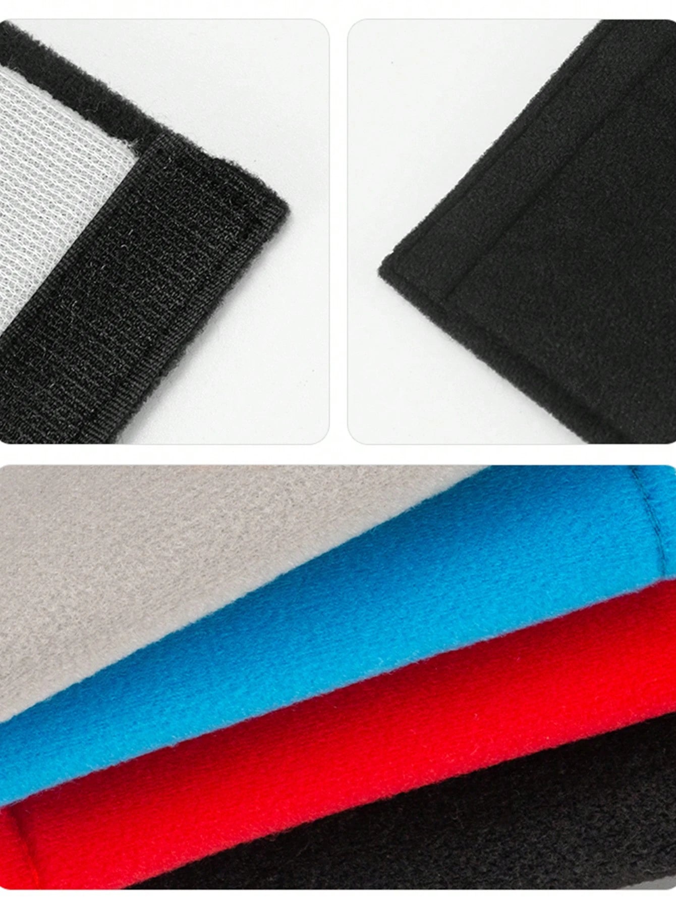 2Pcs Plush Car Door Handle Protector, Universal Fit Car Armrest Cover Grip