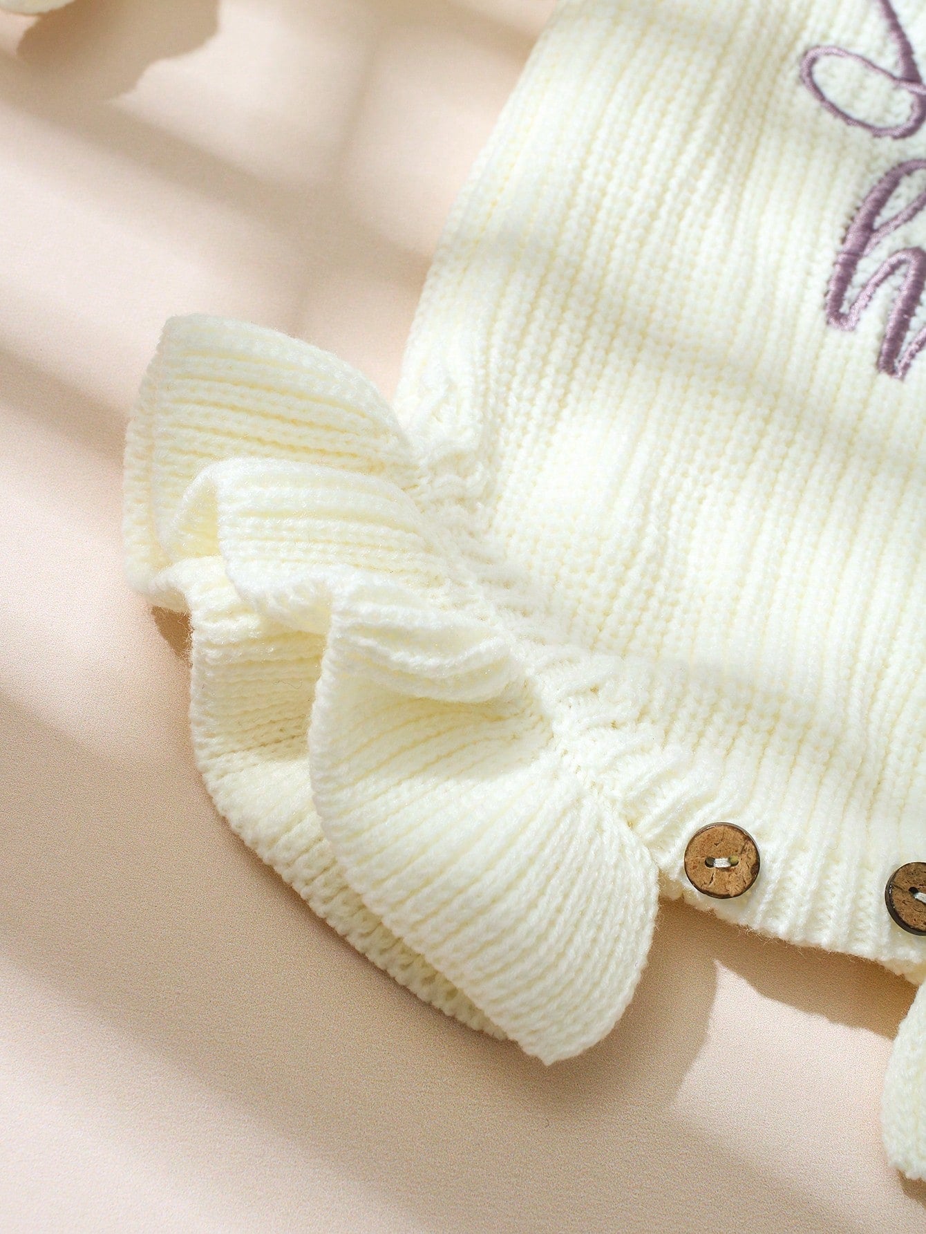 2Pcs Set Dusty Pink Autumn Funny Graphic Newborn Photography Outfits With Matching Bow Headband Knitting Baby Girl Bodysuit Photo Shoot Props