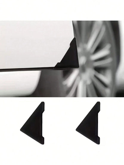 2pcs Universal Car Door Edge Guards, Sports Pattern Scratch Protector Bumper Cover, Easy Installation PVC Material, For Vehicle Door Protection