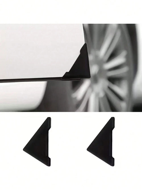 2pcs Universal Car Door Edge Guards, Sports Pattern Scratch Protector Bumper Cover, Easy Installation PVC Material, For Vehicle Door Protection
