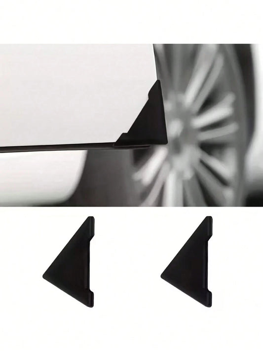 2pcs Universal Car Door Edge Guards, Sports Pattern Scratch Protector Bumper Cover, Easy Installation PVC Material, For Vehicle Door Protection