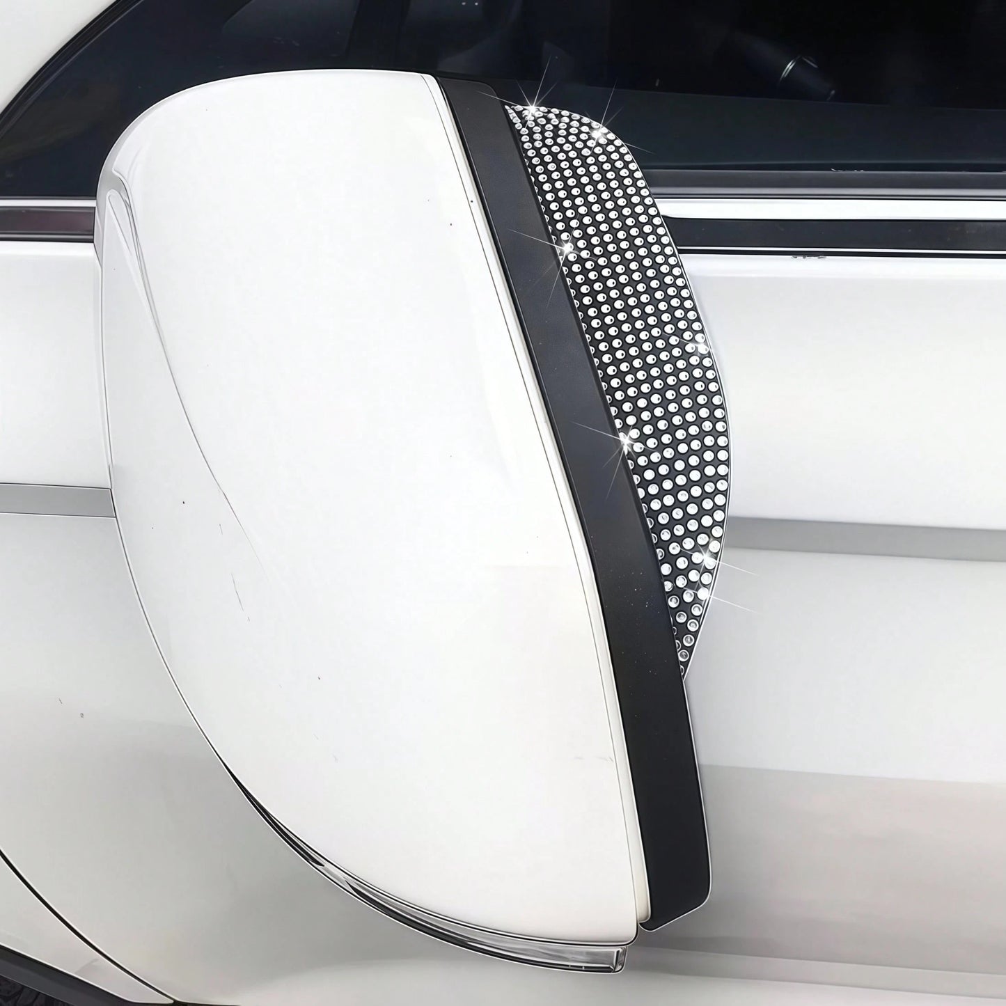 2pcs Universal Car Rearview Mirror Rain Visor Rain Guard Rain Shield Snow Guard Window Visor