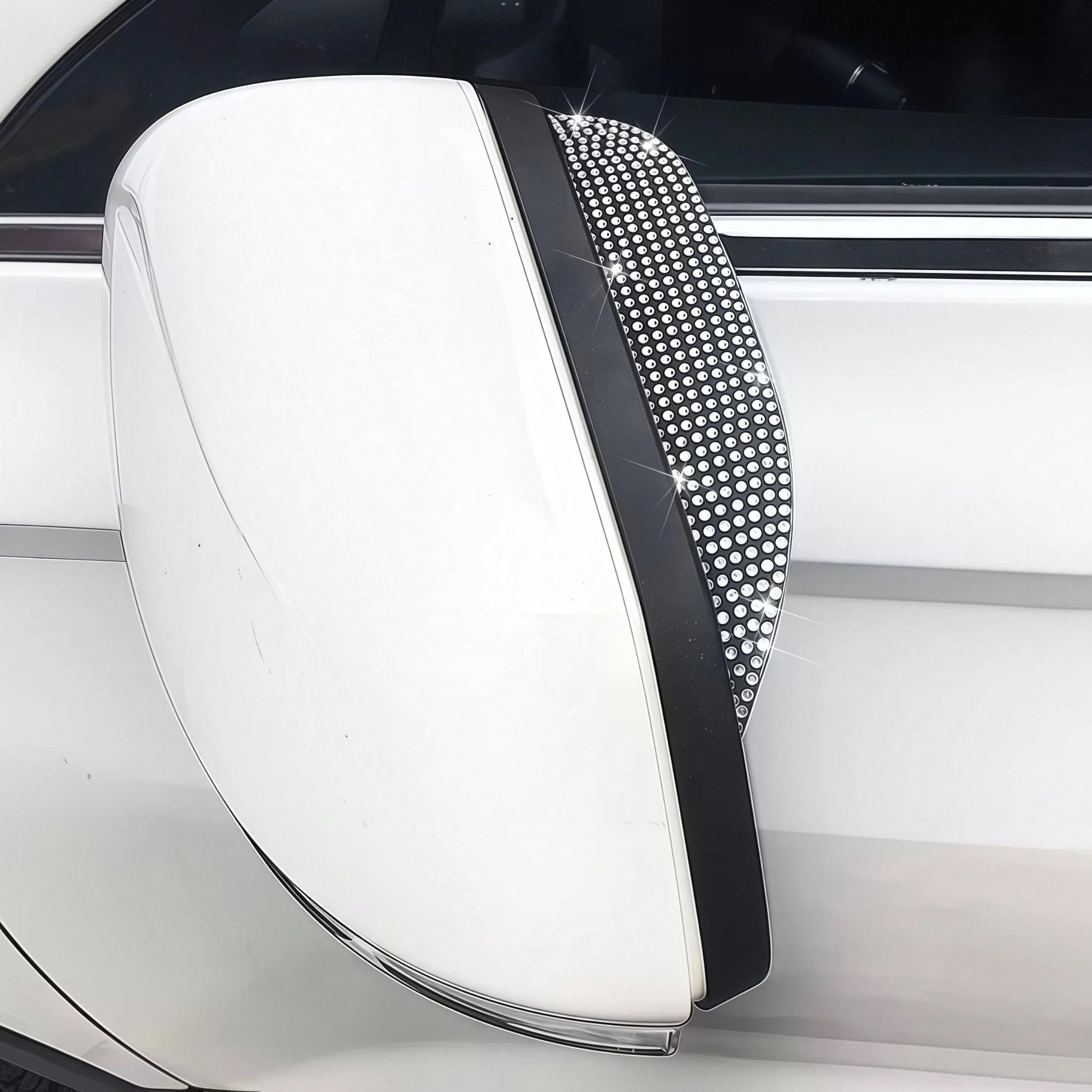 2pcs Universal Car Rearview Mirror Rain Visor Rain Guard Rain Shield Snow Guard Window Visor
