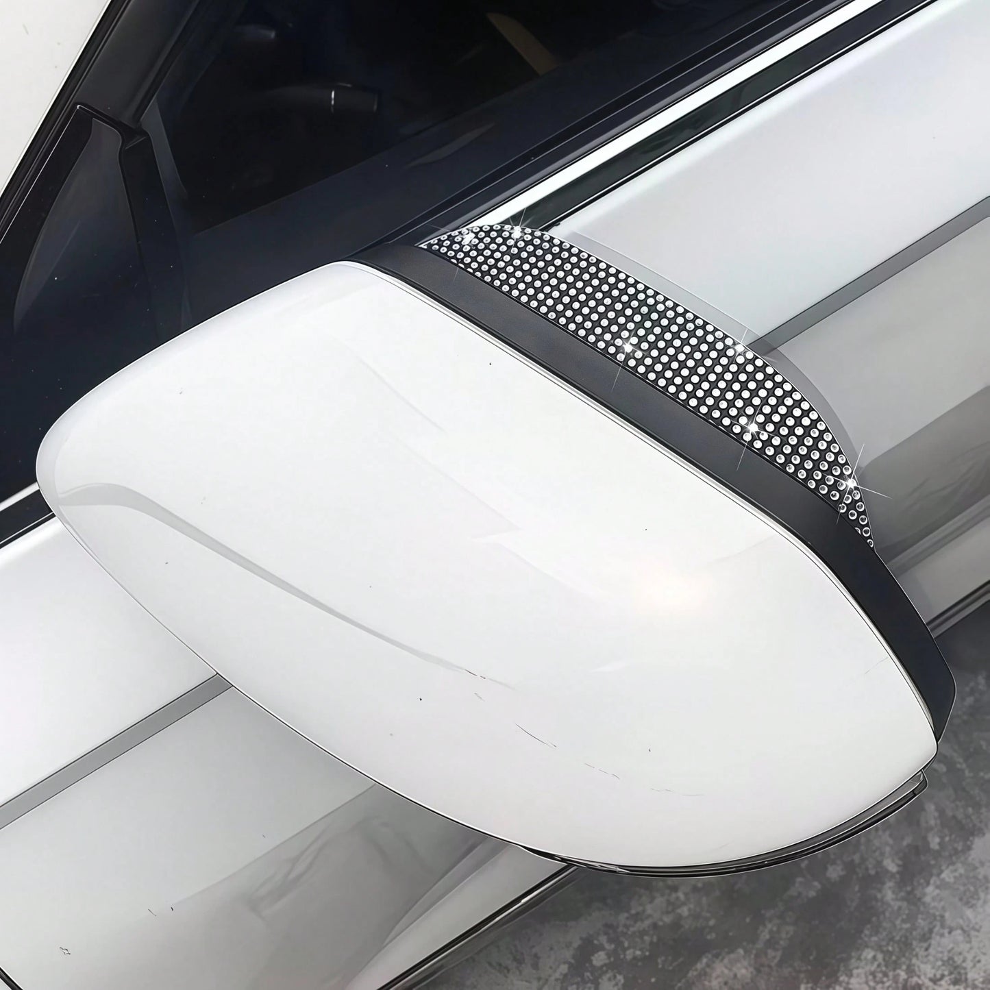 2pcs Universal Car Rearview Mirror Rain Visor Rain Guard Rain Shield Snow Guard Window Visor