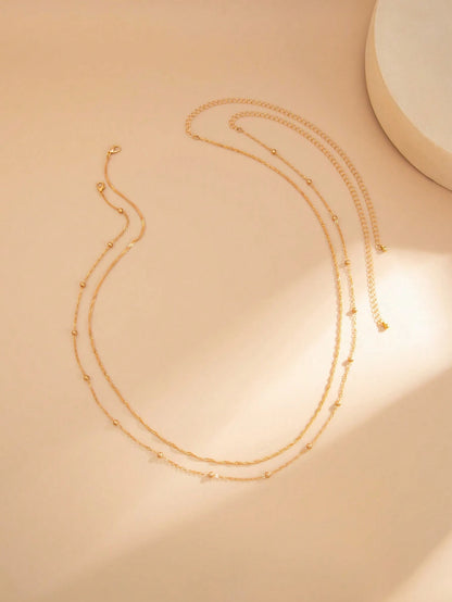 2pcs Women's Elegant Glitter Rhinestone Sexy Navel Chain Body Chain Jewelry Set, Gift For Casual/Holiday Wear, Friends