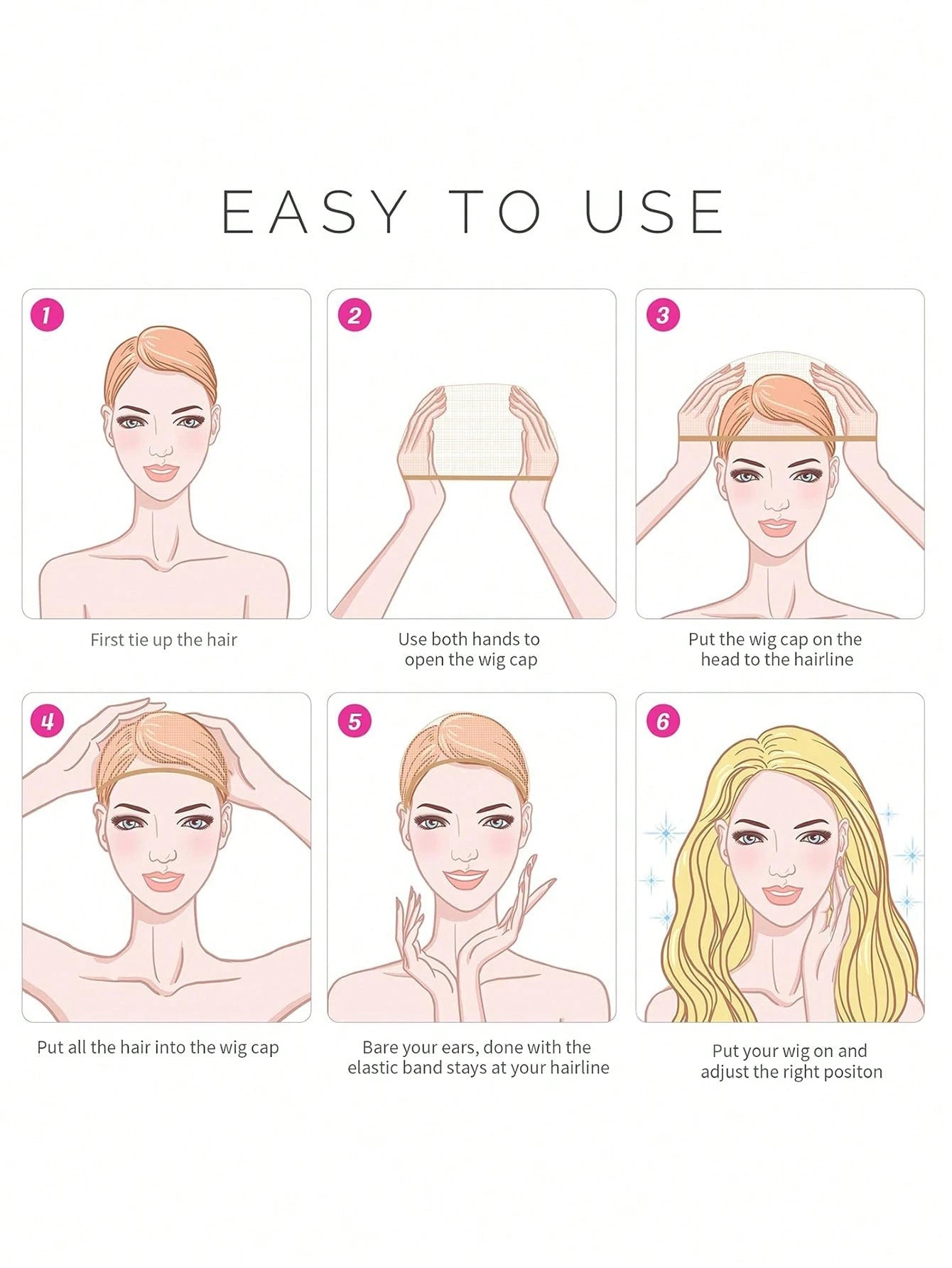 3/2/1pc Invisible Wig Headband, Wig Cap Fixing Sleeve, Suitable For Various Head Shapes. Mesh Sock Cap, Wig Hairnet, Non-Slip Breathable Elastic Hairnet, Stretchable High Elasticity Hairnet, Wig Acces