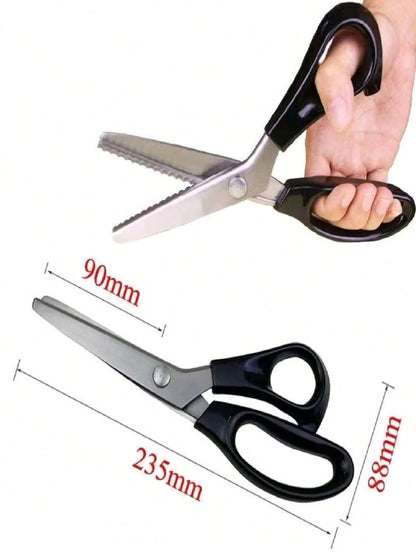 3, 5, 7mm Fabric Cutting Wavy Edge Pinking Shears Scissors No Import Fees