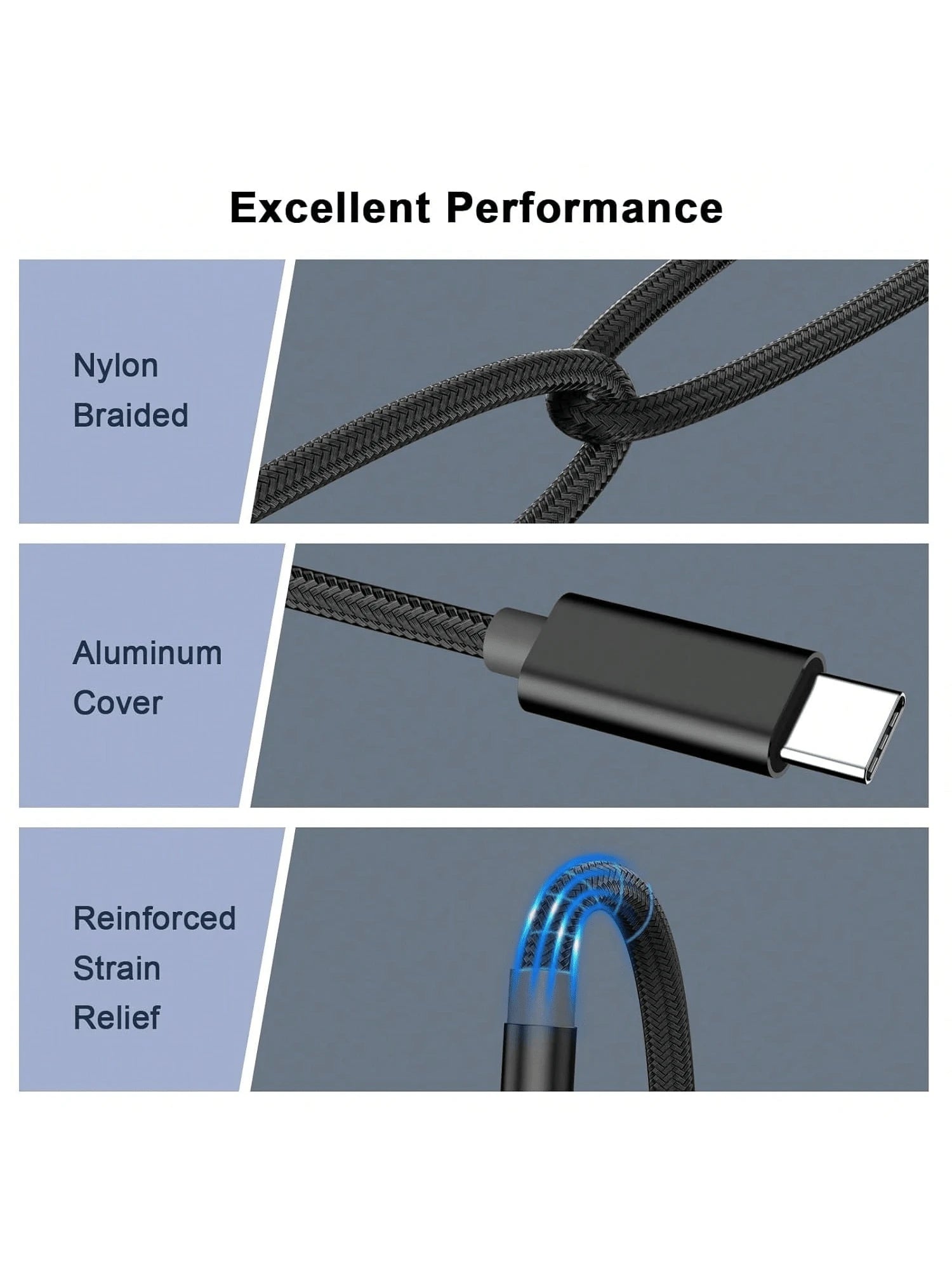 3.5ft USB-C To AUX Audio Cable, Type-C To 3.5mm Male Headphone Audio Jack Cord/AUX Cord/3.5mm Earphone Car Stereo Cable, More Compatible Than Other USB-C To 3.5mm AUX Audio Cables For Most Type-C Phon