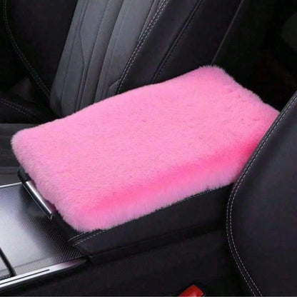 3/6pcs Winter Rabbit Plush Car Steering Wheel Cover Elastic Handle Cover Hand Brake Gear Set Car Accessories Interior