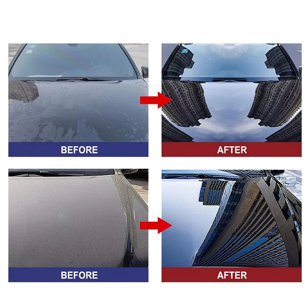 "3 IN 1 High Protection Quick Car Coating Spray- Waterless Wash, Polish & Repair, Hydrophobic Top Coat For Scratch Removal & Long-Lasting Shine, 100ml Car Ceramic Coating Kit With Sponge & Towel"