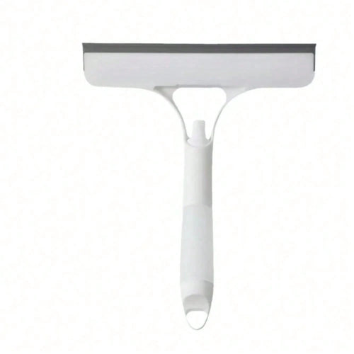3 In 1 Window Cleaning Scraper, Squeegee And Scrubber With Spray, Multifunctional Household Cleaning Tool, Car Windshield Cleaner,Lightweight Silicone Microfiber Wipe