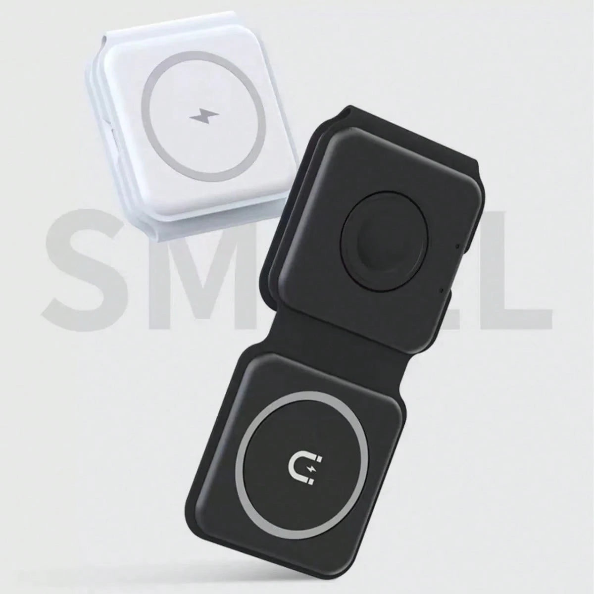 3-In-1 Wireless Charger Compatible With IPhone 12/13/14/15/16/17, 3/Pro, Foldable Travel Wireless Charging Station