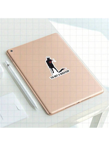 3-Inch "'Tis But A Scratch Sticker- Funny And Quirky-Themed Vinyl Sticker For Laptops, Notebooks, Water Bottles, Office Spaces, Gaming Consoles, And Humor Zones| Great For Movie Fans, Sarcasm Enthu