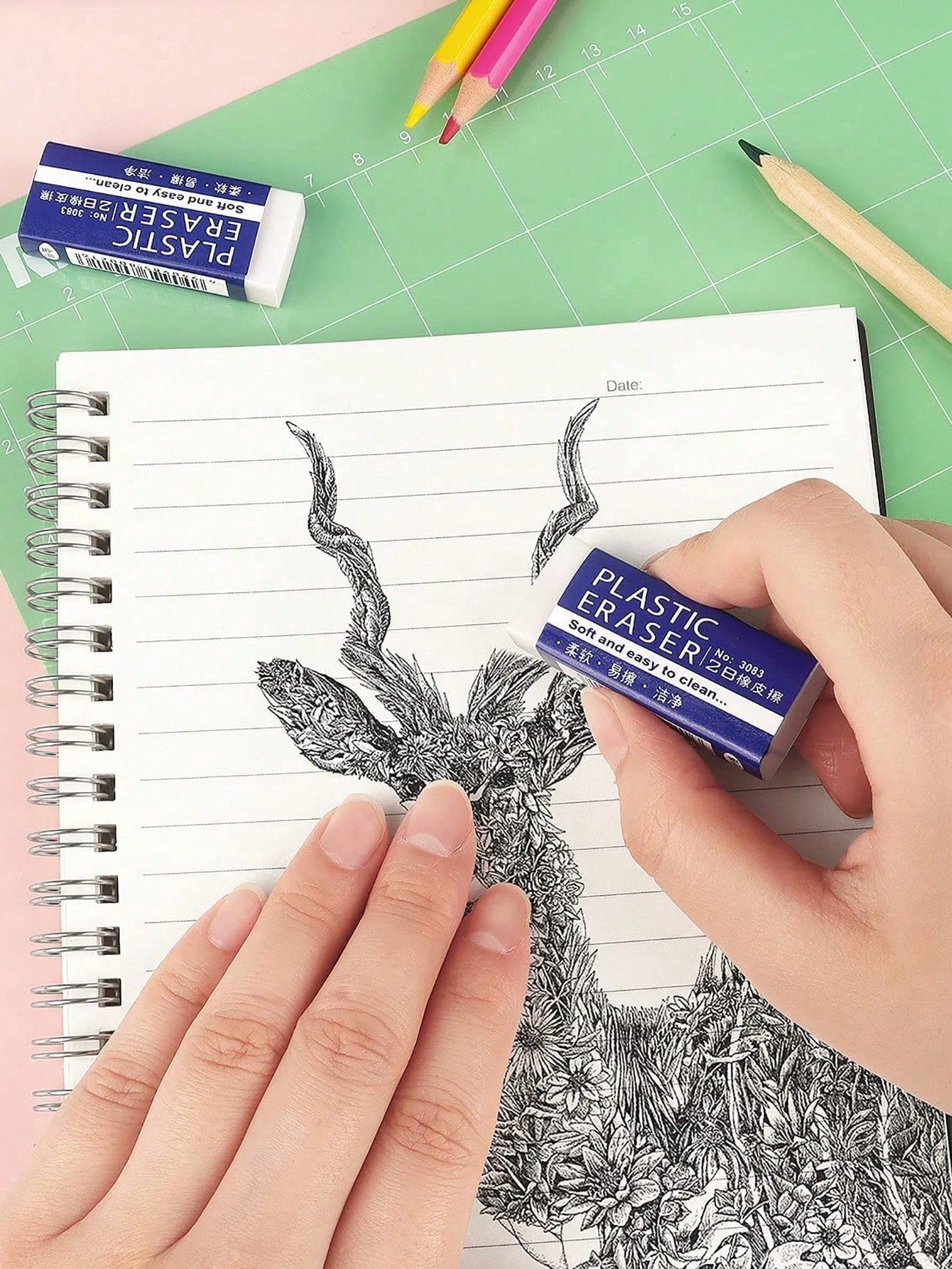 30/24/12/6/4/3/2/1 Pack Optional Pencil Erasers, Rectangular White Erasers For School And Office, Professional Art Erasers For Drawing And Sketching, Smudge-Free Soft Vinyl Erasers