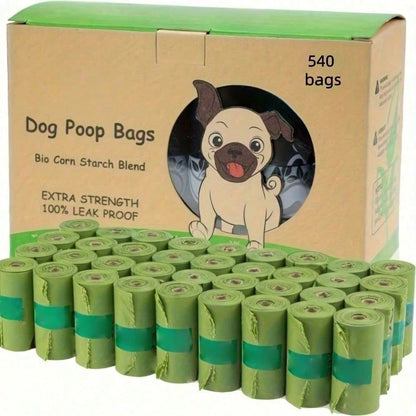 300pcs Leak-Proof Dog Poop Bags- Durable Disposable Pet Waste Bags For Dogs And Cats, Ideal For Yard Cleaning, Pet Supplies, Puppy Feeding, Pet Accessories
