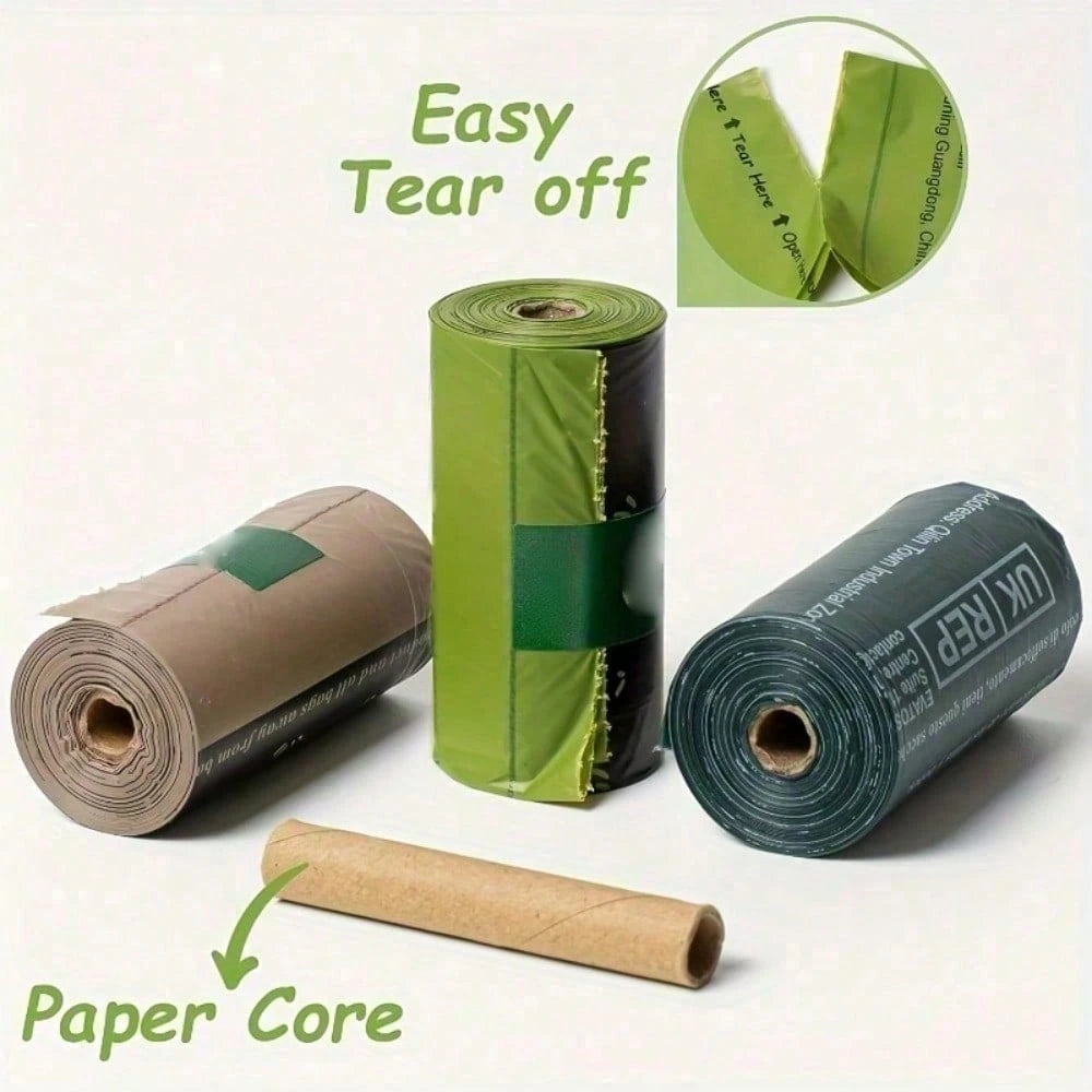 300pcs Leak-Proof Dog Poop Bags- Durable Disposable Pet Waste Bags For Dogs And Cats, Ideal For Yard Cleaning, Pet Supplies, Puppy Feeding, Pet Accessories