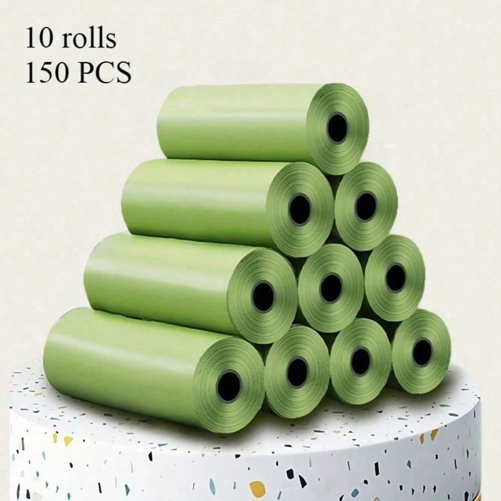 300pcs Leak-Proof Dog Poop Bags- Durable Disposable Pet Waste Bags For Dogs And Cats, Ideal For Yard Cleaning, Pet Supplies, Puppy Feeding, Pet Accessories