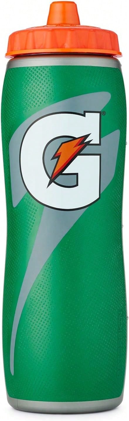 32oz Gator-Skin Bottle, Green, One Size