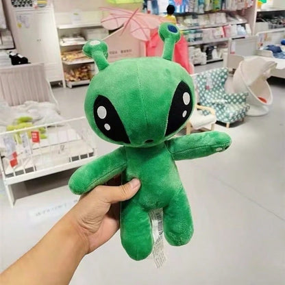 34cm/13.39inch Green Alien Plush Toy, Halloween Decor Thanksgiving Christmas Gifts Soft Cuddly Companion For Indoor Room Decor
