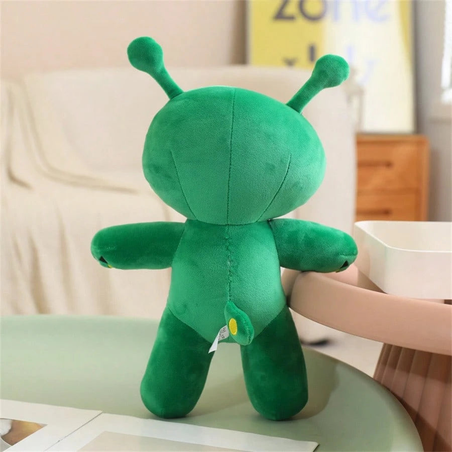 34cm/13.39inch Green Alien Plush Toy, Halloween Decor Thanksgiving Christmas Gifts Soft Cuddly Companion For Indoor Room Decor