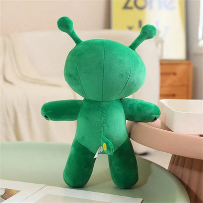 34cm/13.39inch Green Alien Plush Toy, Halloween Decor Thanksgiving Christmas Gifts Soft Cuddly Companion For Indoor Room Decor