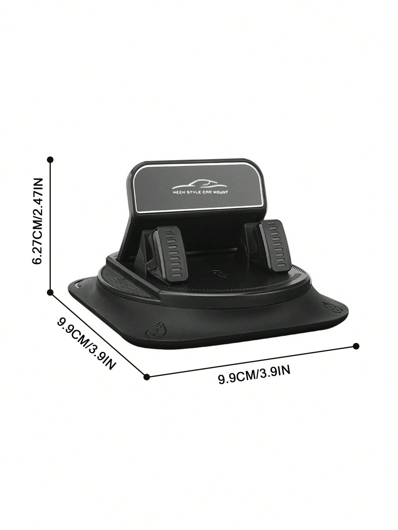 360° Rotatable Suction Cup Car Phone Holder, Universal Dashboard Navigation Mount, Non-Slip Silicone Adjustable Phone Stand, Waterproof Navigation Bracket, One-Hand Operation, Supports Horizontal And