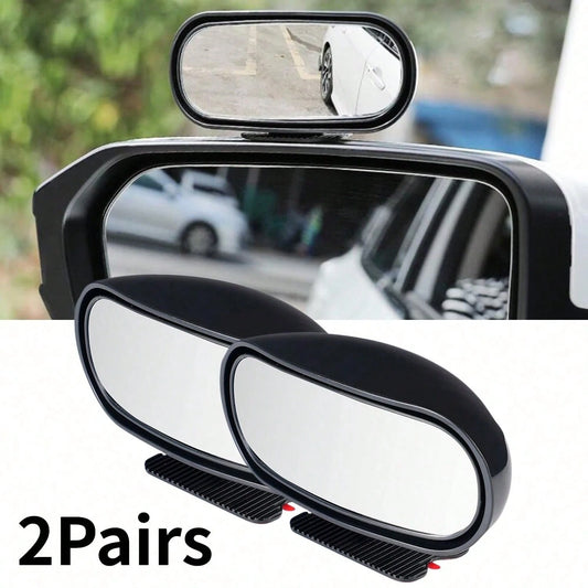 360° Rotating Blind Spot Mirror Universal Automotive Rearview Mirror High-Definition Wide-Angle Auxiliary Rearview Mirror