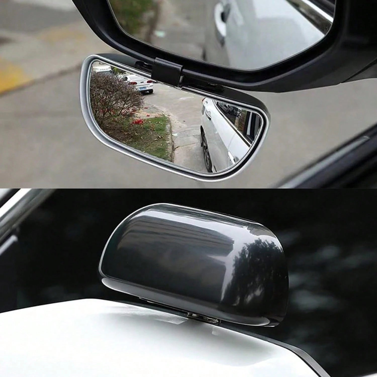 360° Rotating Blind Spot Mirror Universal Automotive Rearview Mirror High-Definition Wide-Angle Auxiliary Rearview Mirror