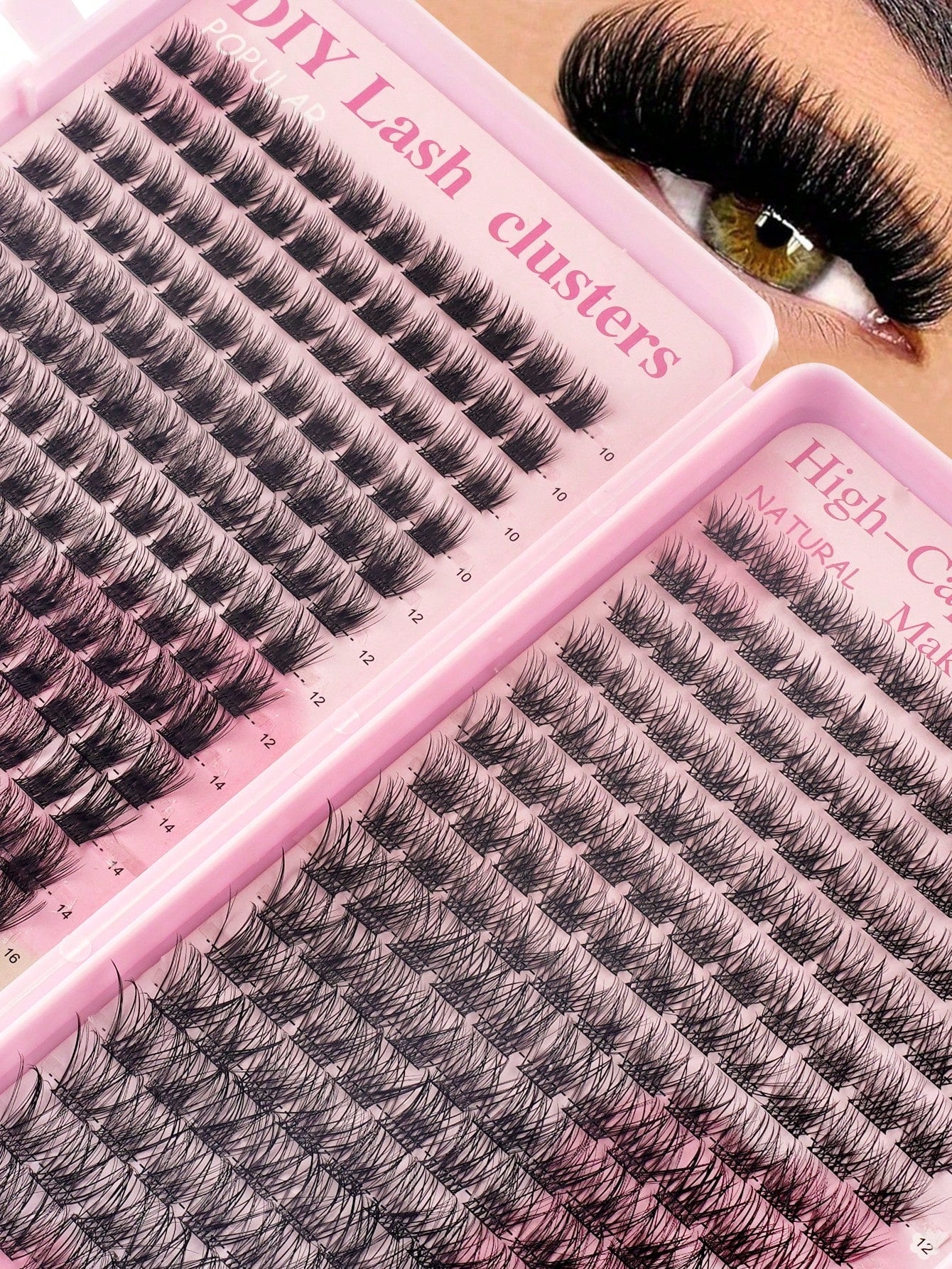 368pcs Single Lash Extensions, Lash Book, Cluster False Eyelashes, DIY Home Lash Extensions, Cluster False Eyelashes, Single Lash Extensions, False Eyelashes, Natural Vs. Voluminous Eyelashes, Lash Cl