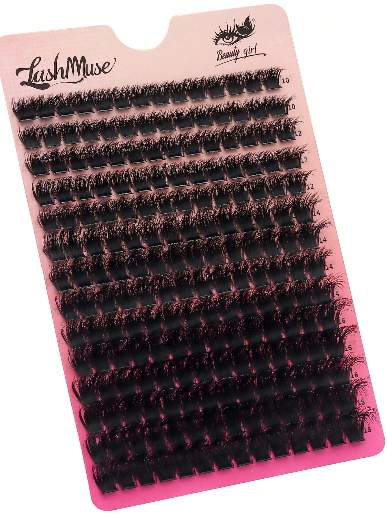 392PCS/196PCS Lash Clusters Kit 150D Faux Mink DIY Lash Extension, D Curl Individual Lash Clusters, With Lash Glue, Tweezers For Daily, Wedding, Cosplay, Halloween, Thanksgiving, Christmas Individual
