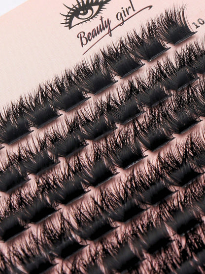 392PCS/196PCS Lash Clusters Kit 150D Faux Mink DIY Lash Extension, D Curl Individual Lash Clusters, With Lash Glue, Tweezers For Daily, Wedding, Cosplay, Halloween, Thanksgiving, Christmas Individual