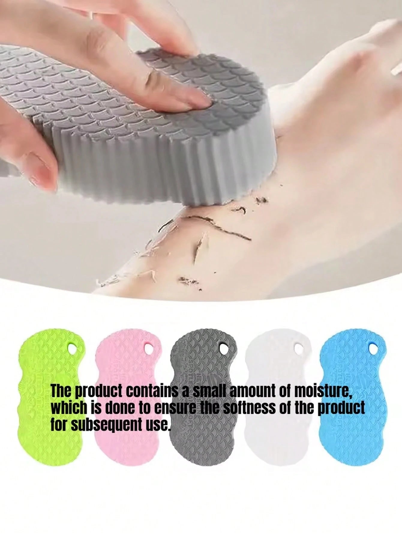 3D Magic Kids Bath Sponge Body Exfoliating Dead Skin Sponge Massage Cleaning Bath Brush Peeling Sponge Tool