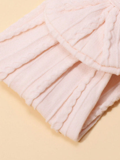 3pcs/5pcs Set Cute Baby Girl Headbands, Nylon Elastic Soft Comfortable Bow Hairbands For Daily Use