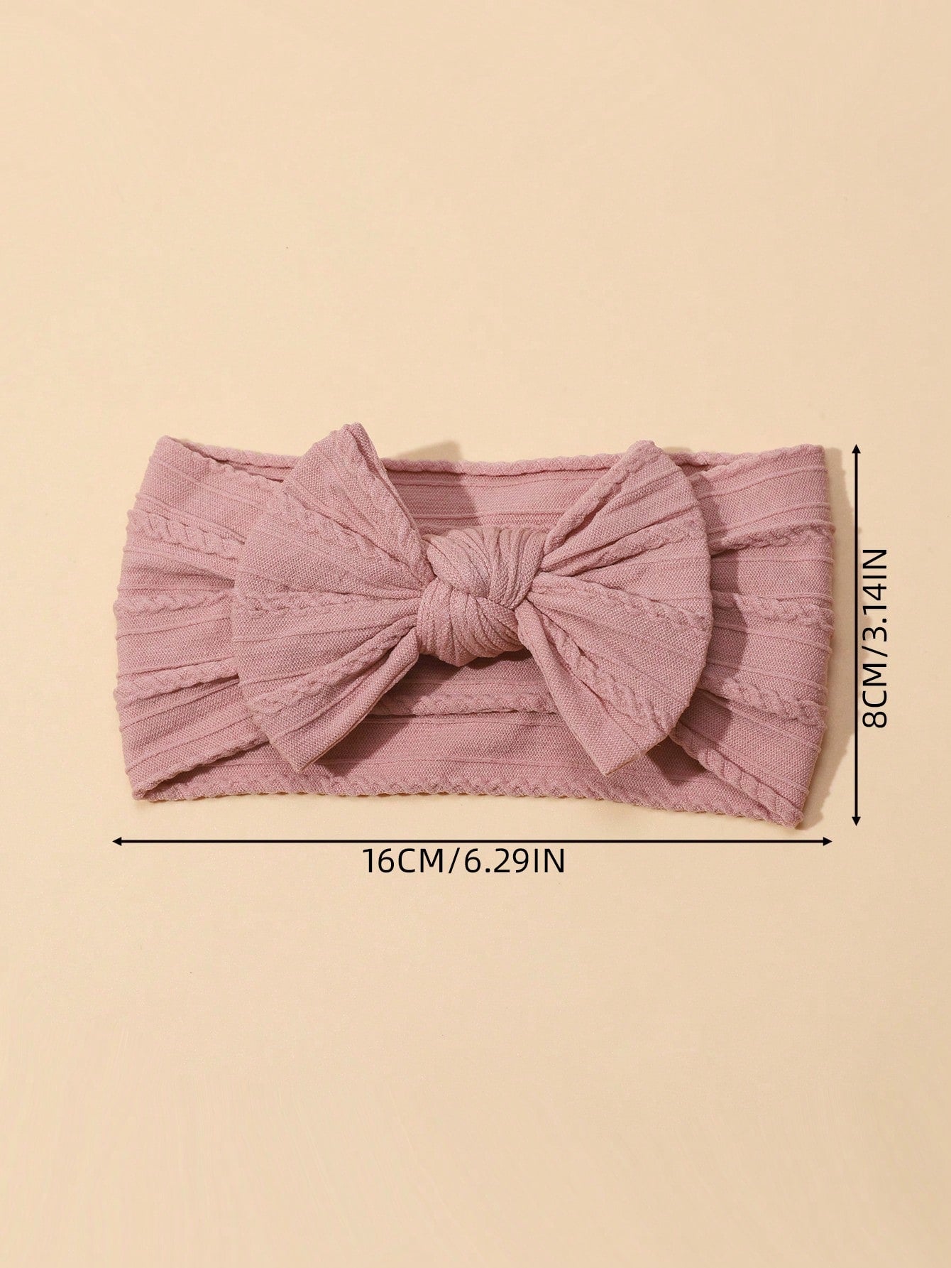 3pcs/5pcs Set Cute Baby Girl Headbands, Nylon Elastic Soft Comfortable Bow Hairbands For Daily Use
