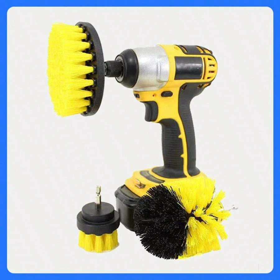 3pcs Car Electric Drill Cleaning Brush, Drill Brush, Polishing Grinding Brush Head Accessories, Polishing Brush Ball Head Brush, Electric Drill Tool Brush