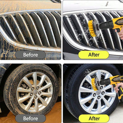 3pcs Car Electric Drill Cleaning Brush, Drill Brush, Polishing Grinding Brush Head Accessories, Polishing Brush Ball Head Brush, Electric Drill Tool Brush