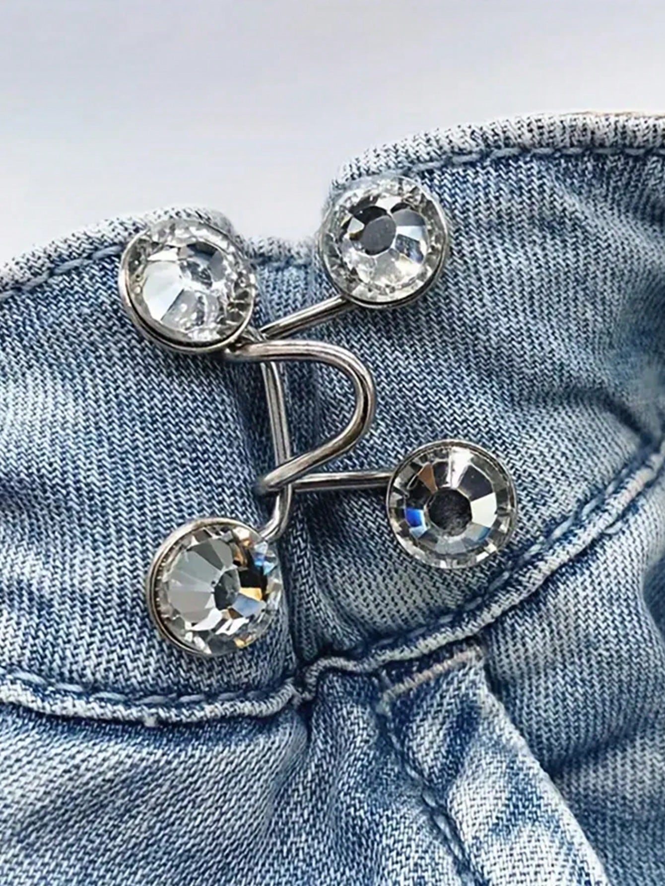 3pcs Cute Daisy Waist Cincher Clips, Suitable For Jeans, Skirts, Pants, Collars, Unisex, High-Quality Metal Material, Durable, Fashionable Detachable Pant Clips, Can Be Used As Bag Accessories, Suitab